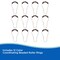 Kenney Mfg Lightweight PEVA Shower Curtain Liner and Beaded Roller Ring Set, 70in W x 72in H KN61759V1 - alternate 8